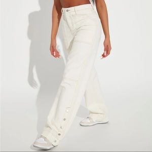 Fashionnova high rise cargo pants
